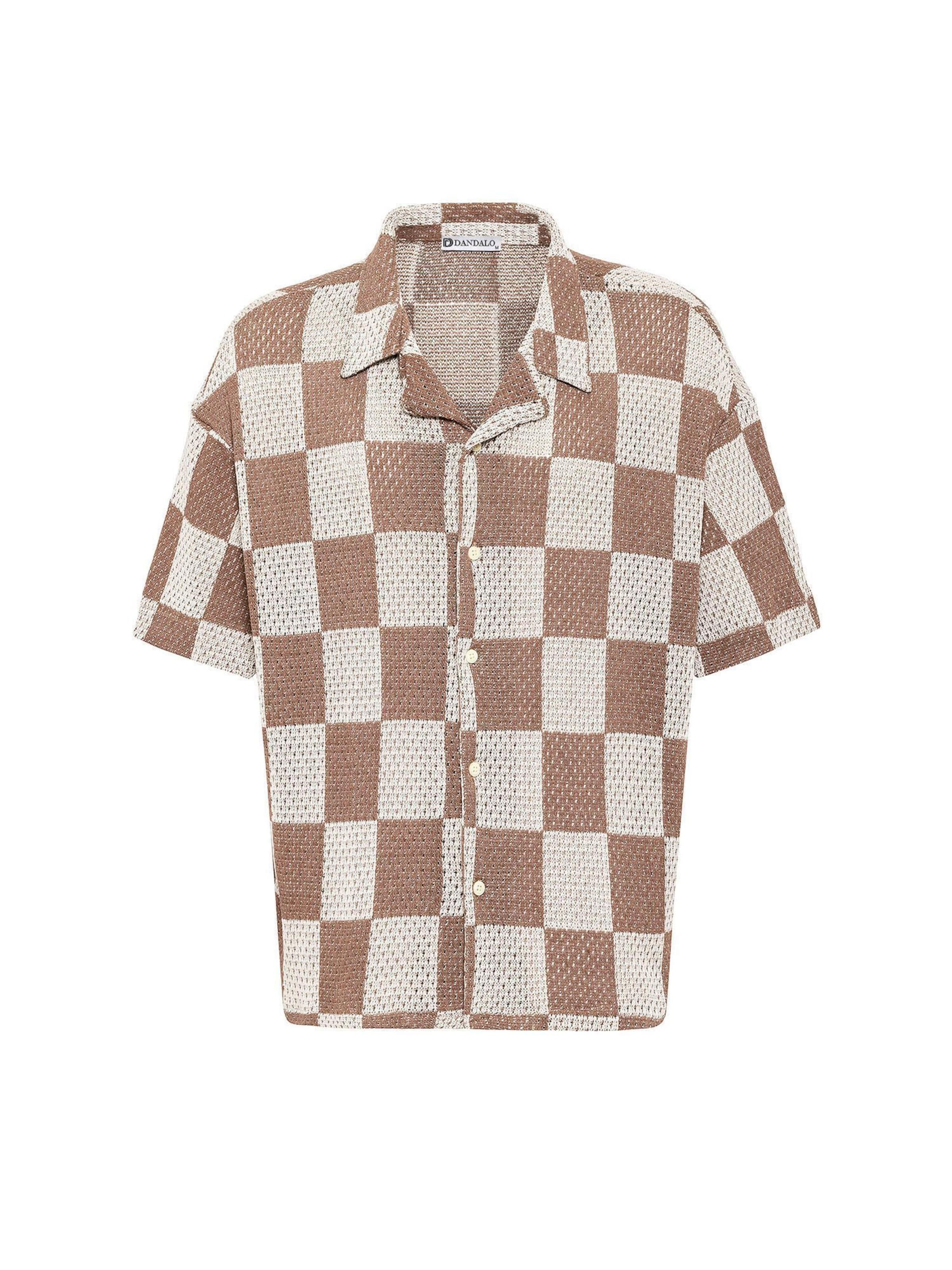 Dandalo Comfort fit Srajca | rjava barva: sprednja stran