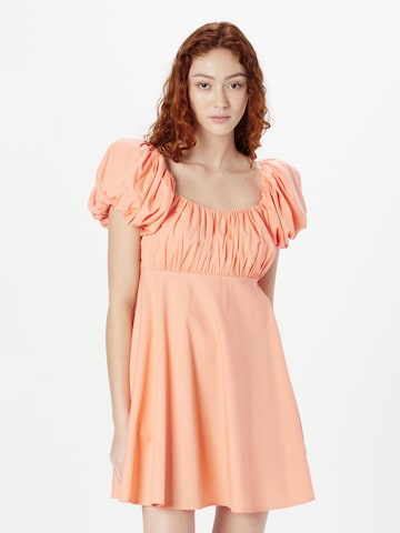 Robe d’été Abercrombie & Fitch en orange : devant