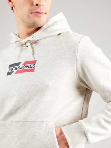 JACK & JONES Mikina 'JJECorp' – béžová