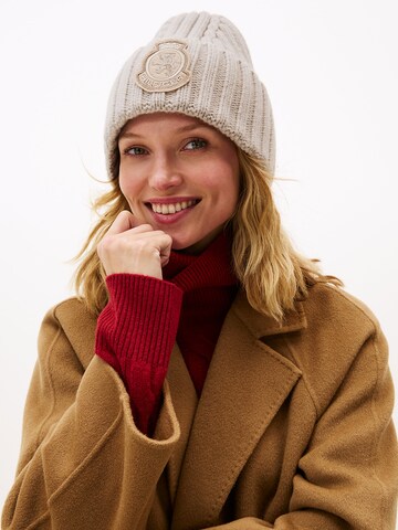 Bonnet TOMMY HILFIGER en beige : devant