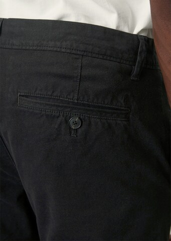 Marc O'Polo Slimfit Chino hlače 'Stig' | črna barva
