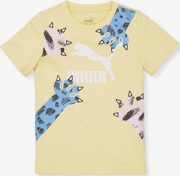 PUMA Shirt 'MATES' in Yellow: front