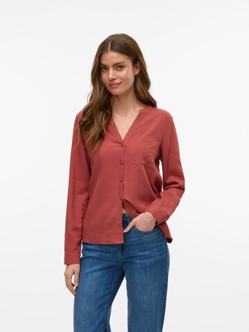 Chemisier 'VMMYMILO' VERO MODA en rouge : devant
