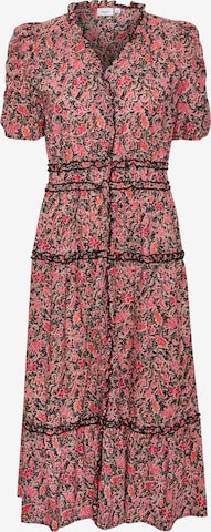 SAINT TROPEZ Sukienka z dzianiny 'Olea' w kolorze różowy: przód