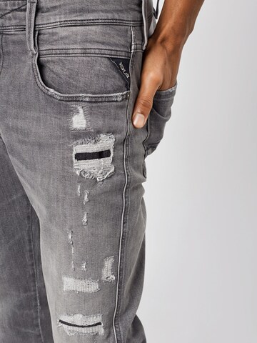 REPLAY Slimfit Jeans 'Anbass' in Grau