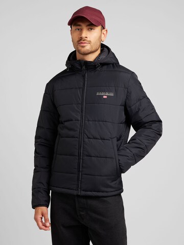 NAPAPIJRI Between-Season Jacket in Black: front