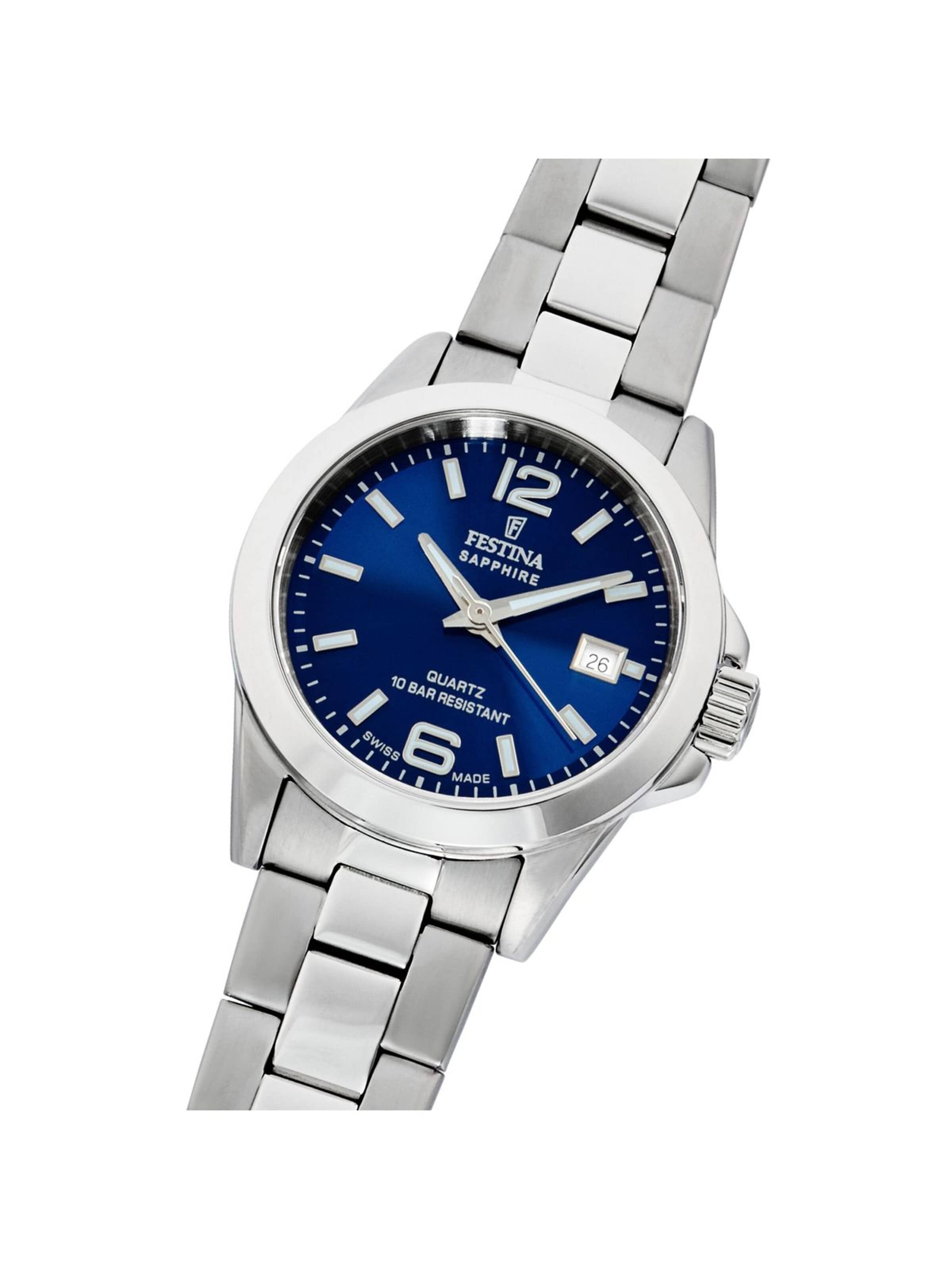 FESTINA Analog watch 'Classics Swiss' in Blue