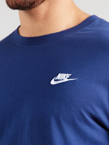 Nike Sportswear Средняя посадка Футболка 'Club' в Синий