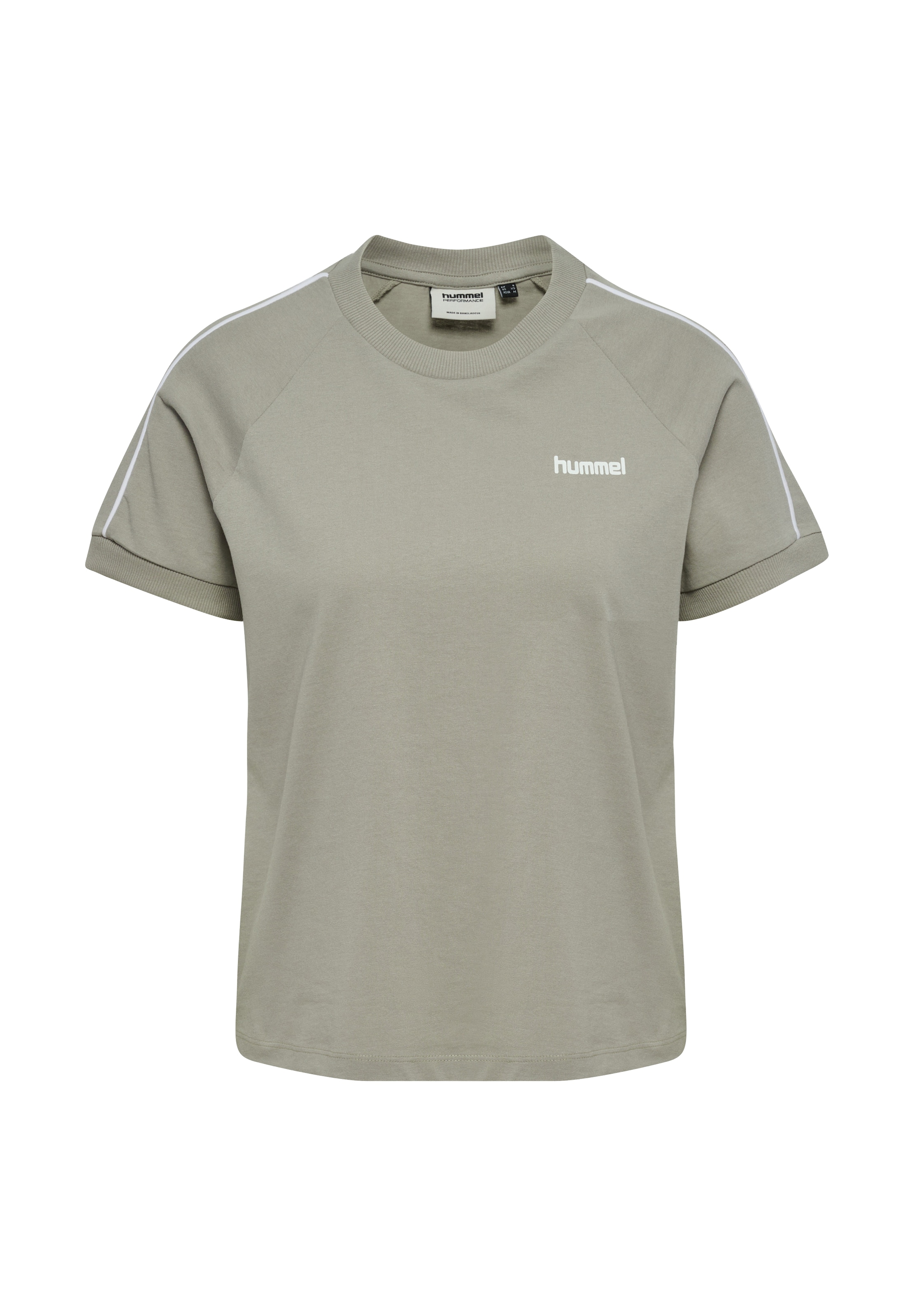 Hummel Funktionsshirt 'Pulse' in L in stone / weiß, Produktansicht