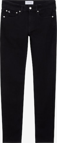 Calvin Klein Jeans Slimfit Jeans in Zwart: voorkant
