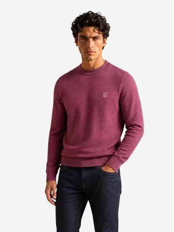 BOSS Trui 'Anion_S 10265864 01 50527584' in Lila