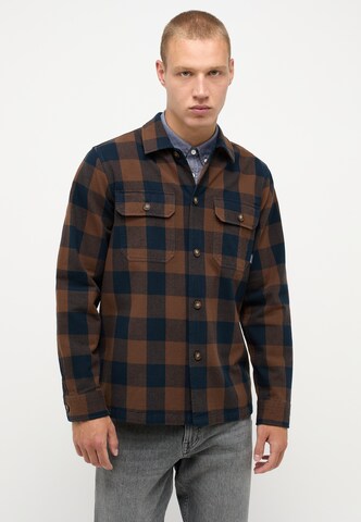 MUSTANG Regular fit Button Up Shirt in Blue