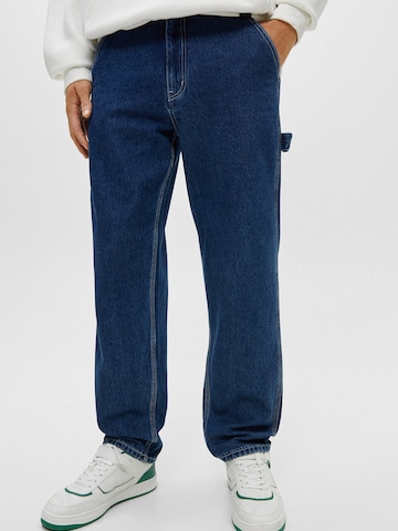 Pull&Bear Regular Jeans in Blau