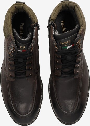 PANTOFOLA D'ORO Lace-Up Boots 'Massi' in Brown