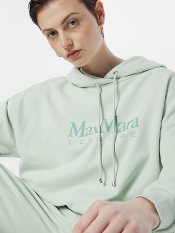 Bluză de molton 'FILO' de la Max Mara Leisure pe verde