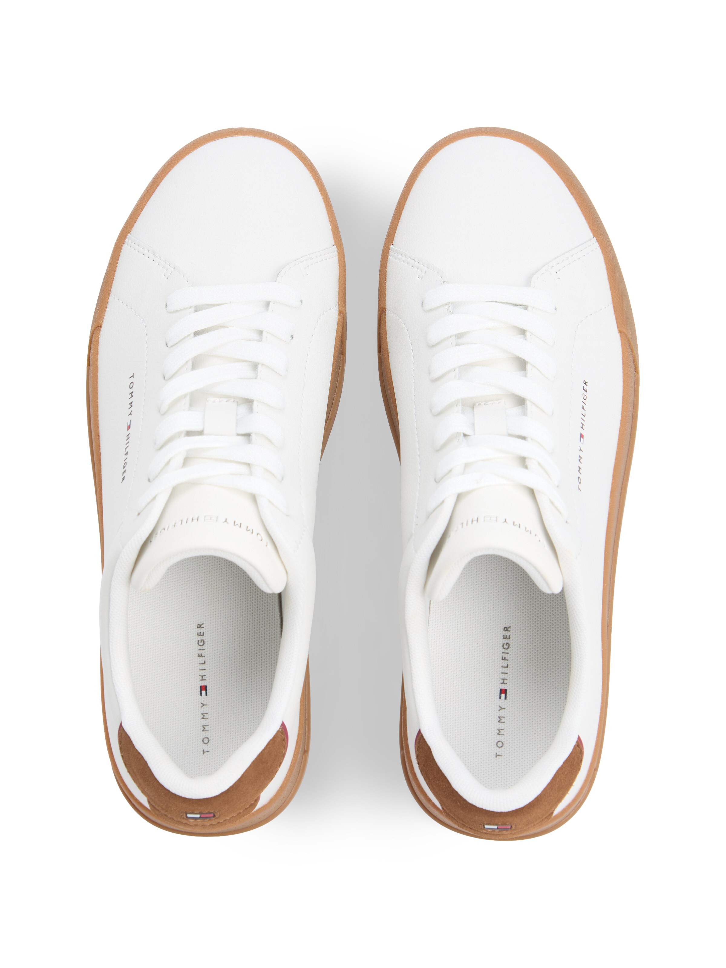 TOMMY HILFIGER - Zapatillas deportivas bajas 'Court' en blanco