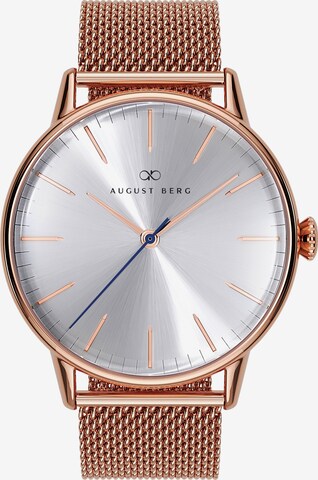 August Berg Analog Watch 'Serenity' in Gold: front