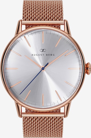 August Berg Analoog horloge 'Serenity' in Goud: voorkant