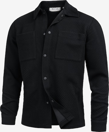 Chemise 'Rhomon' INDICODE JEANS en noir : devant