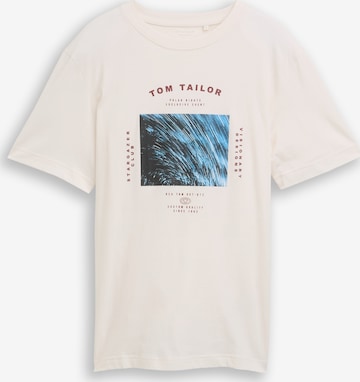TOM TAILORMajica - bijela boja: prednji dio