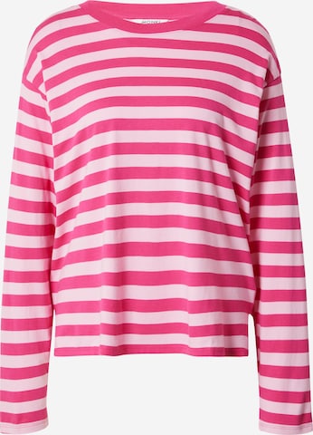 Monki T-shirt i rosa: framsida