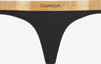 Calvin Klein Underwear Stringit värissä kulta / musta, Tuotenäkymä