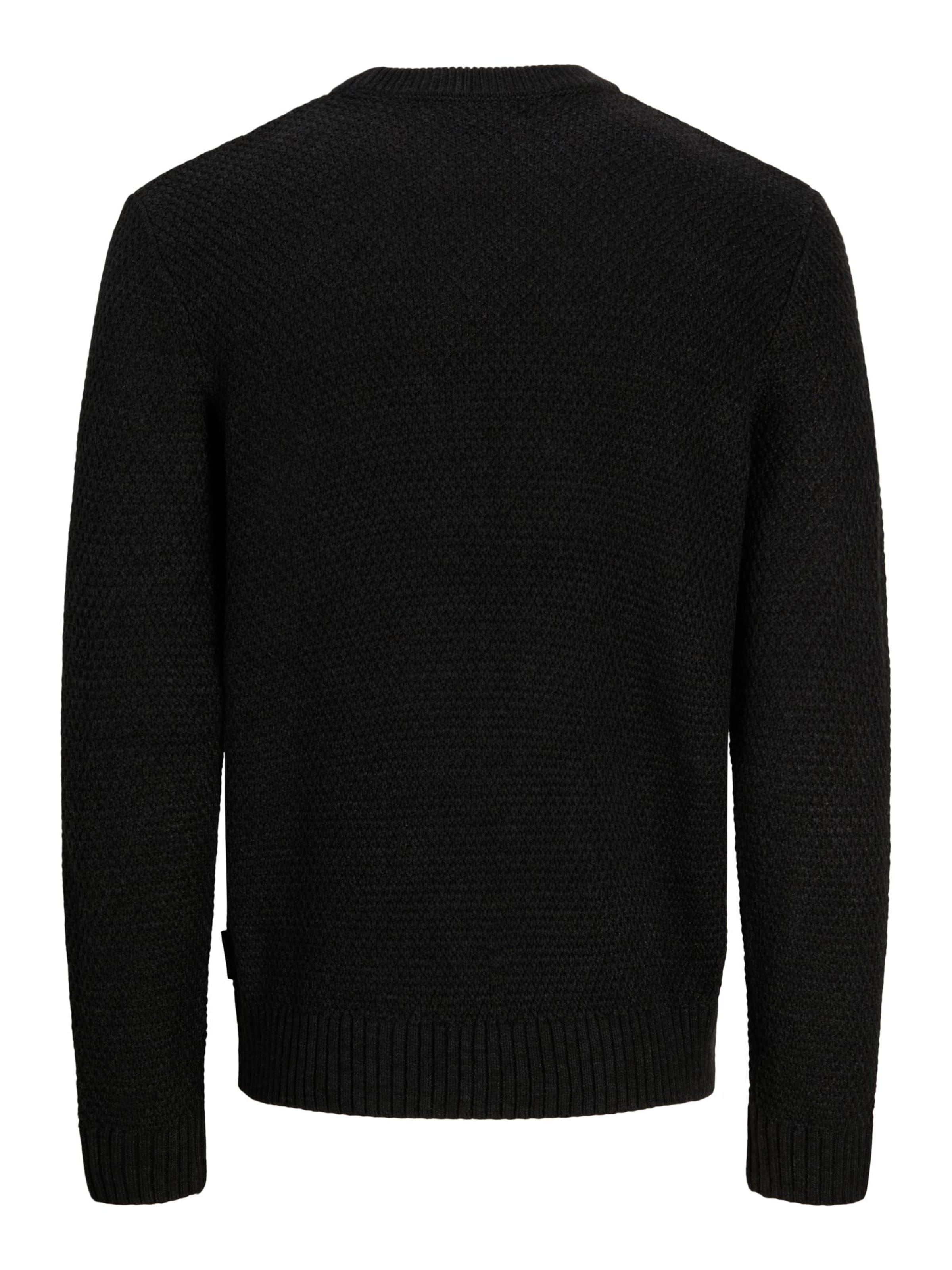 JACK & JONES Pullover 'JJJames' in Schwarz