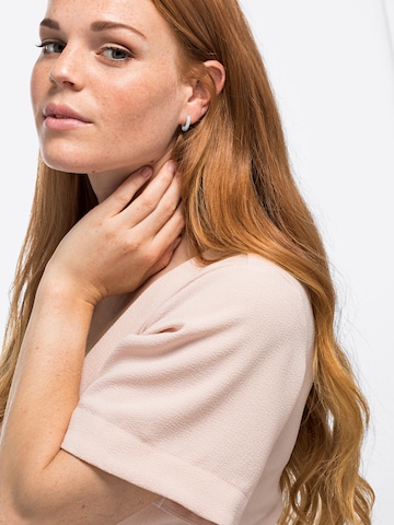 Boucles d'oreilles 'Elsie' Heideman en argent : devant