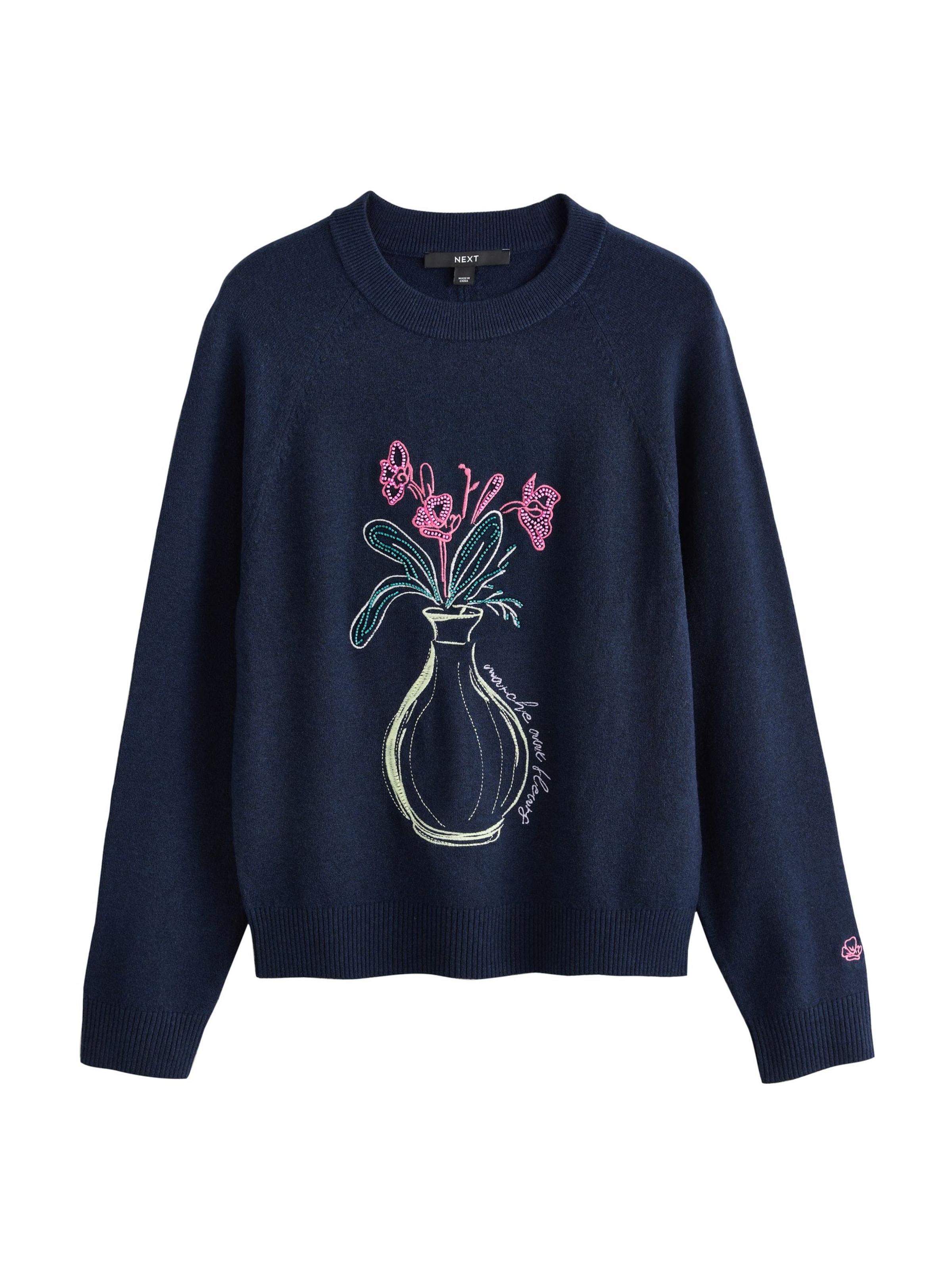 Next Свитер в Синий: спереди