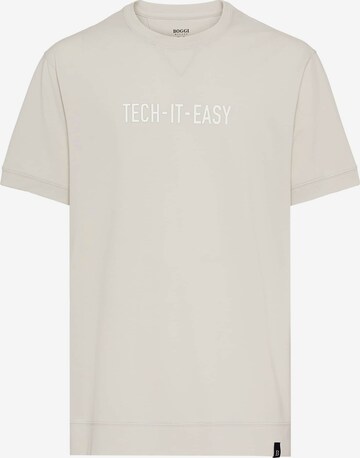 T-Shirt Boggi Milano en beige : devant