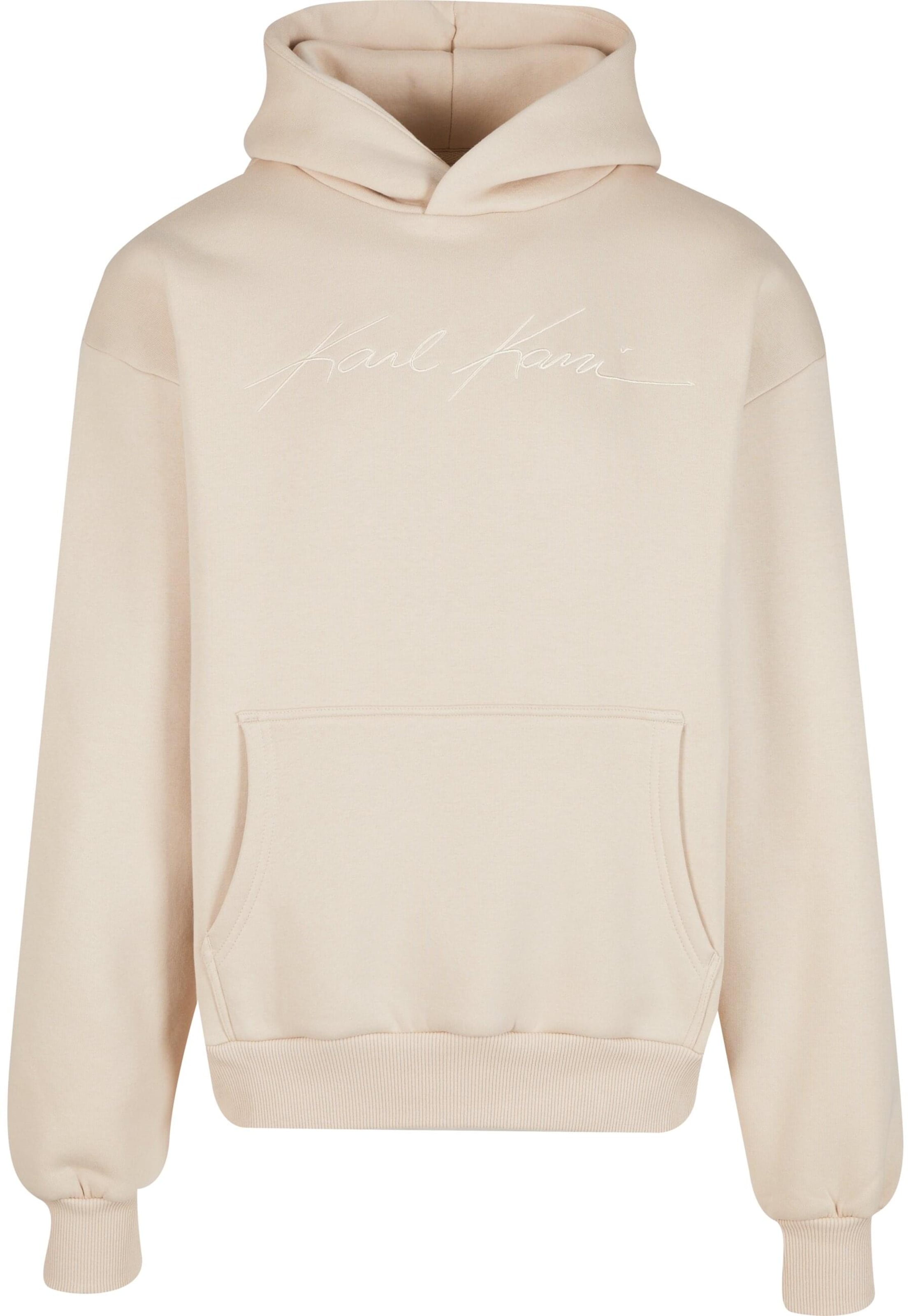 Karl Kani Sweatshirt 'Autograph' in Beige: front
