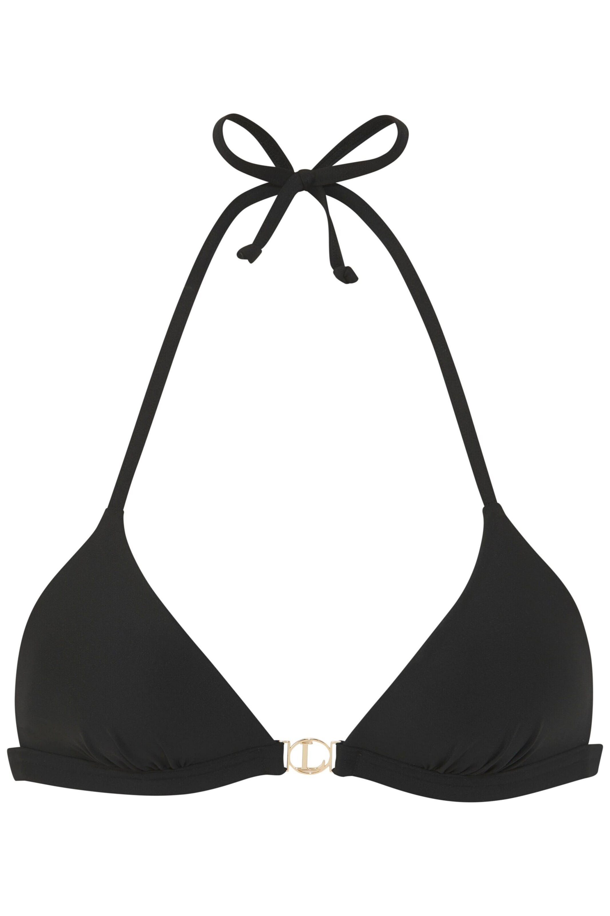 LASCANA - Triángulo Top de bikini en negro: frente