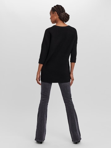 VERO MODA Sweter 'Leanna' w kolorze czarny