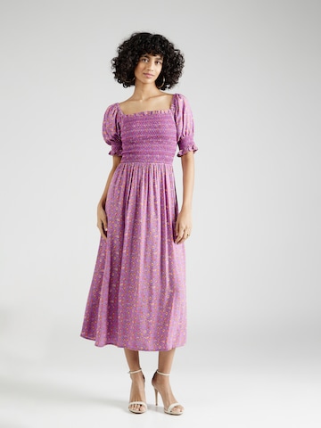 Springfield Summer dress '4.G.VESTIDO' in Purple: front