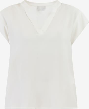 RISA Bluza | bela barva: sprednja stran