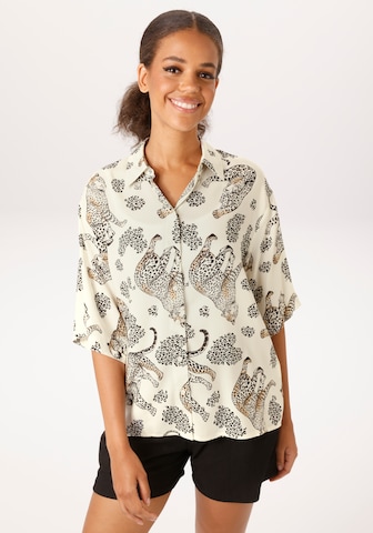 Aniston CASUAL Blouse in White: front