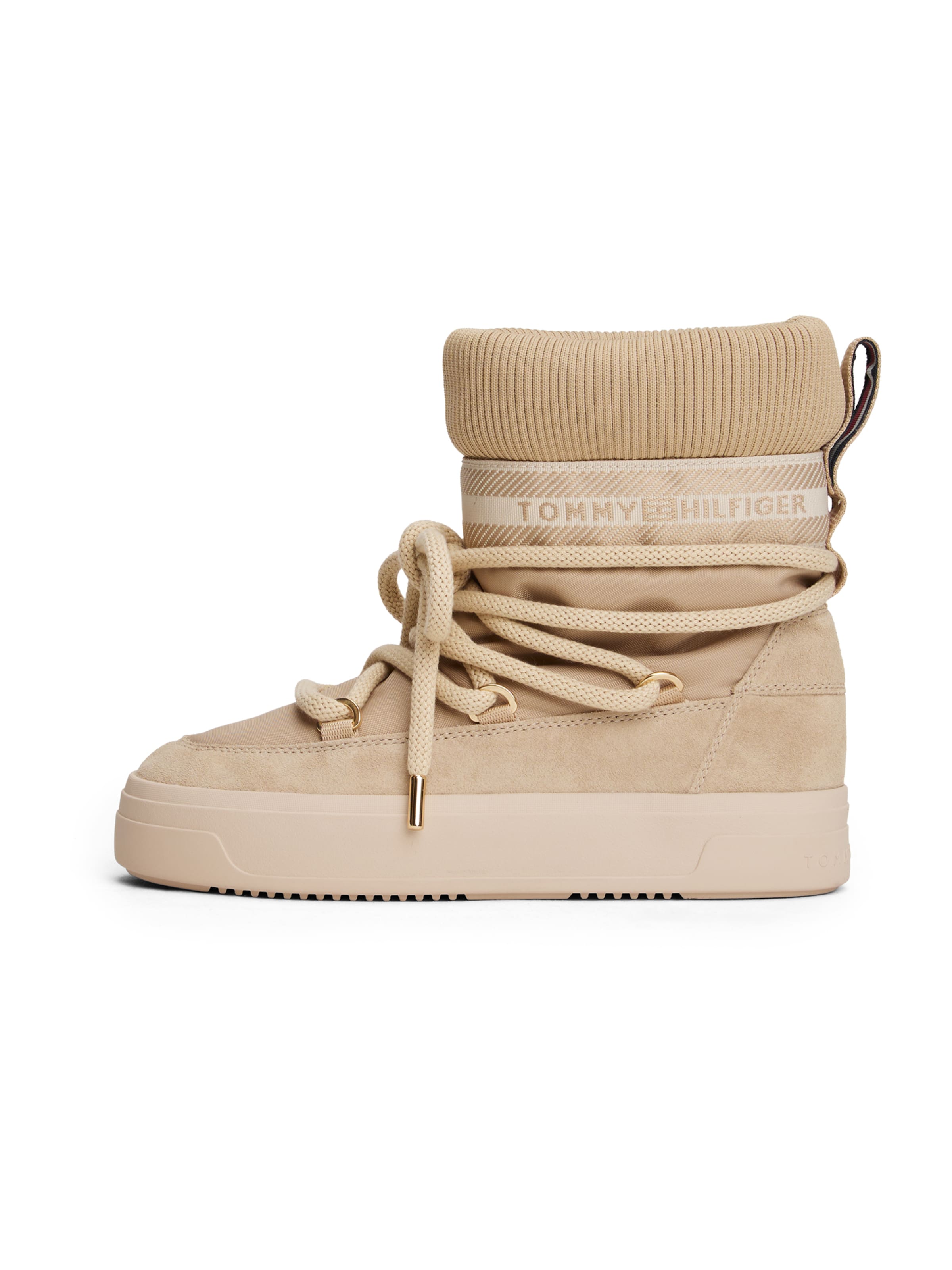 TOMMY HILFIGER Talvisaappaat värissä beige: etupuoli