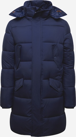 SAVE THE DUCK Zimní kabát 'Jeremy' – modrá: přední strana