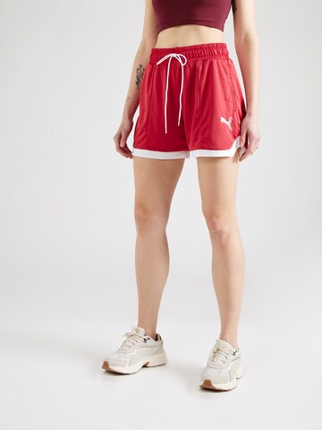 PUMA Regular Sportshorts in Rot: predná strana