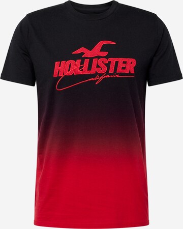 Tricou de la HOLLISTER pe roșu: față