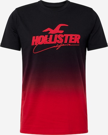 HOLLISTER Tričko – červená: přední strana