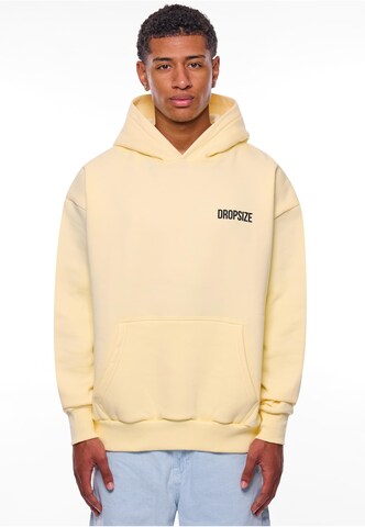 Dropsize Sweatshirt in Gelb: Vorderseite