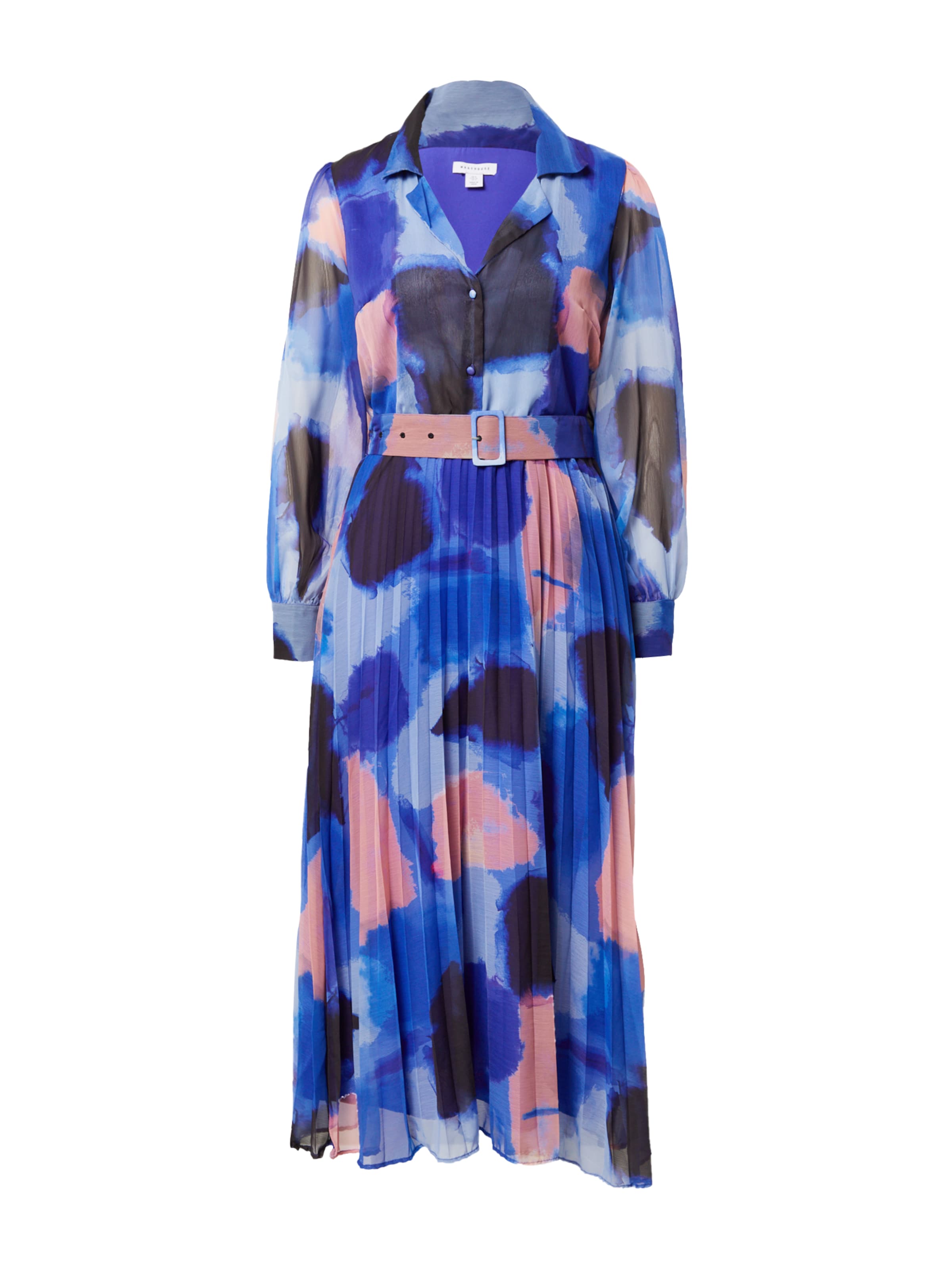 Rochie de la Warehouse pe albastru: față