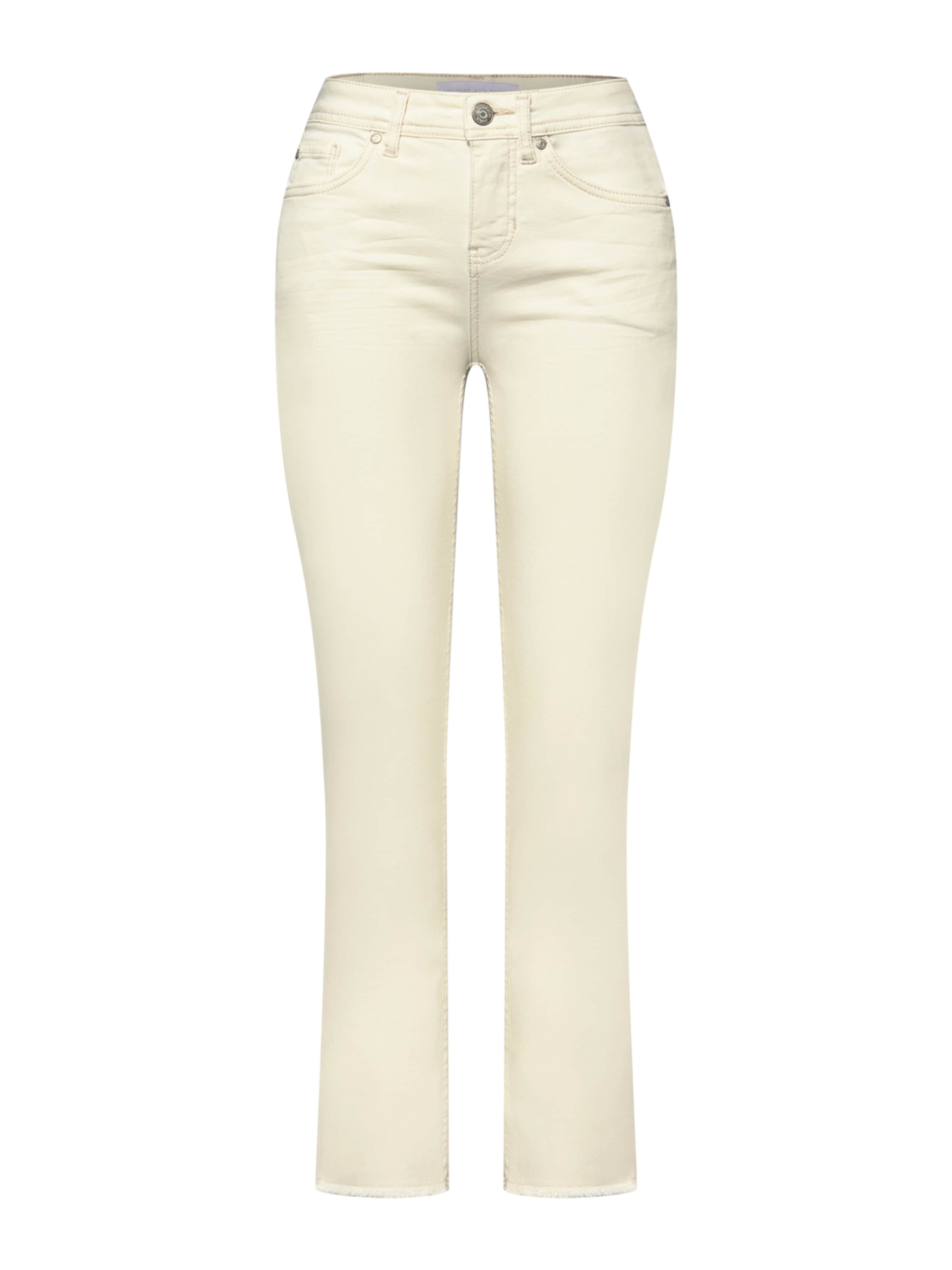STREET ONE Slimfit Jeans 'Tilly' i beige: forside