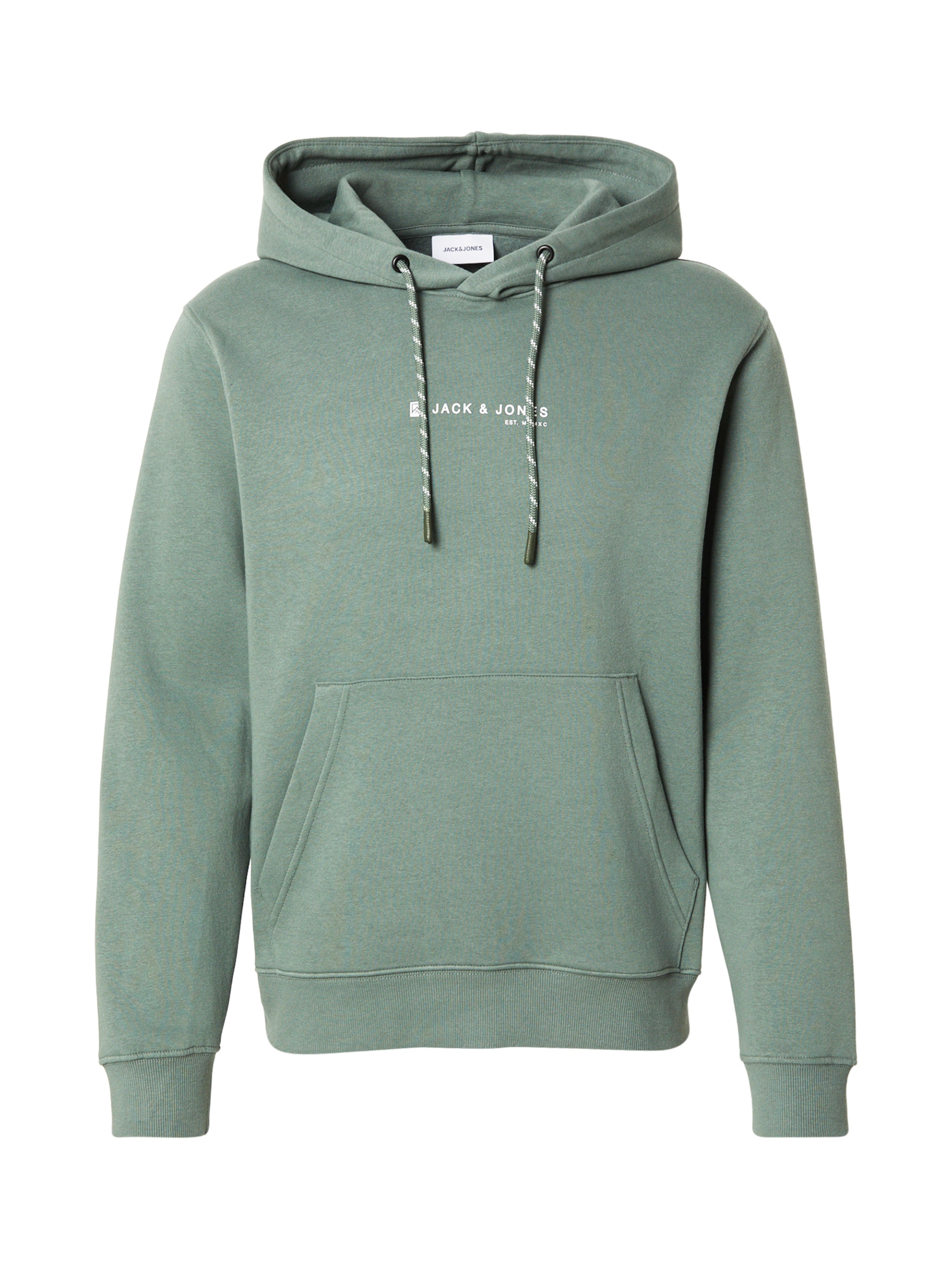 JACK & JONES Mikina 'JJSKI' – zelená: přední strana