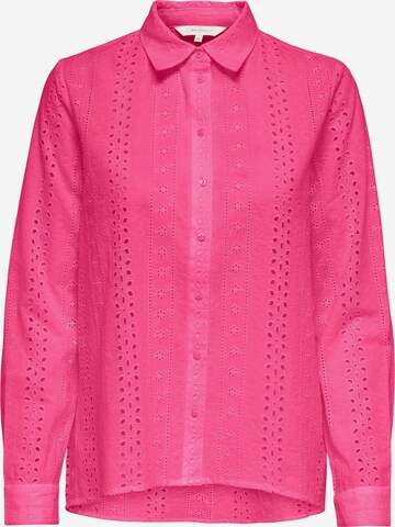 Camicia da donna 'Alfie' di ONLY in rosa: frontale
