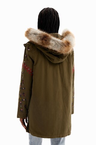 žalia Desigual Žieminė parka