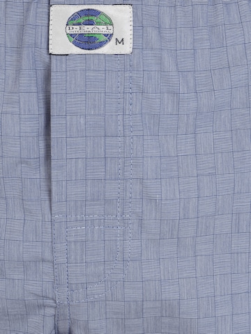 D.E.A.L International - Boxers 'Check' em azul