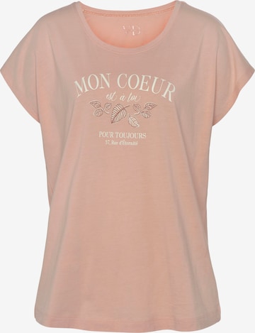 VIVANCE Slaapshirt in Roze: voorkant
