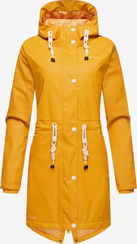 NAVAHOO Performance Jacket 'Flower of Ocean' in Yellow: front